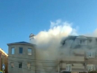 На улице Промышленной в Анапе разгорелся пожар