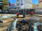  Мозаичный городок на набережной в Анапе приводят в порядок