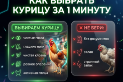 Чек-лист: как выбрать курицу за 1 минуту