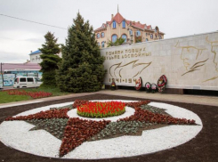 В Анапе появился орден Отечественной войны из цветов