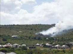 Под Анапой в районе Лысой горы горели 300 кв.м. сухой травы