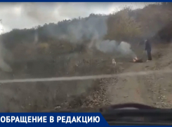 В лесах Анапы злоумышленники жгут мусор: анапчанка обеспокоена ситуацией