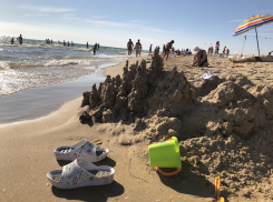 Середина сентября, а температура в море в Анапе прогрелась до + 24 градусов