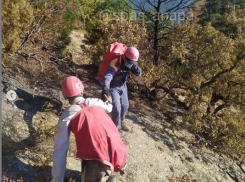 В горах Утриша под Анапой застрял турист из Новороссийска