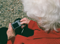 Как бритоголовый  внук помог бабушке в Анапе отремонтировать фотоаппарат без денег