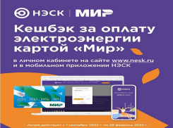 Акция «Кешбэк за оплату электроэнергии картой «Мир» продолжается