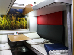 РЖД расскажет, как купить билеты в новый плацкартный вагон поезда Москва - Анапа 