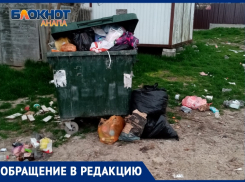 «Заполняемость бака ежедневная»: анапчанка просит изменить график вывоза мусора под Анапой