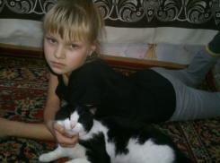 Станислава со своим котейкой