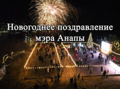 Мэр Анапы Василий Швец поздравил жителей с Новым годом