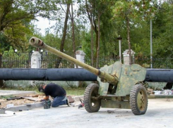 В парке военной техники в Анапе появился новый экспонат