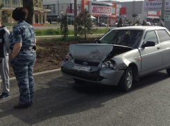 На Анапском шоссе авария с участием общественного транспорта