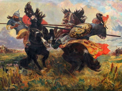 В День победы в Куликовской битве в Анапе дождь