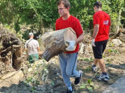  В Анапском районе расчищают водоёмы, дома и восстанавливают дороги