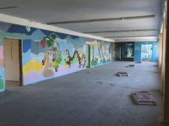 В станице Гостагаевской под Анапой проводят капитальный ремонт школы № 15 – выделено более 100 млн