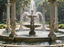 В Анапе готовят городские фонтаны к новому сезону