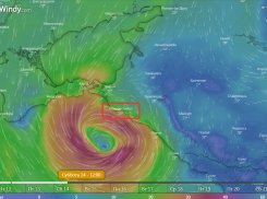 Красная воронка: на Анапу и Новороссийск надвигается мощный циклон
