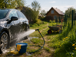 Анапчанам напомнили о штрафах за мойку автомобиля на даче