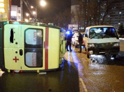 Момент ДТП со скорой помощью в Анапе попал на видео