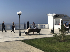 Сегодня в Анапе ясный, но морозный день