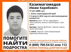 К поиску пропавшего Имама Казимагомедова в Анапе подключились волонтёры и полиция