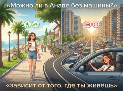 Правда или миф: в Анапе невозможно жить без машины