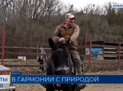 Ветераны СВО из Анапы проходят лечебные конные прогулки в Сукко