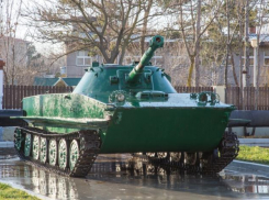 В парке военной техники  в Анапе появился новый экспонат