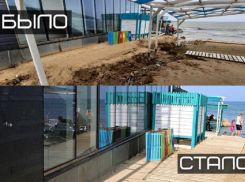 В Анапе восстановили пляж Лечебный