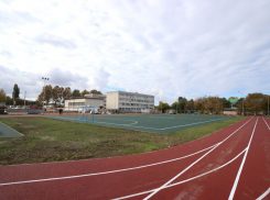 Строительство спортивного ядра в школе станицы Анапской практически завершилось