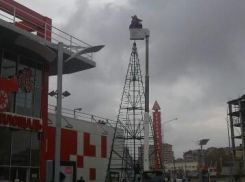 Анапчане считают, что ёлку возле «Красной площади» устанавливают поздно