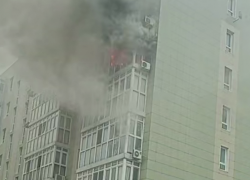 Два человека пострадали при пожаре в анапском ЖК «Времена года»