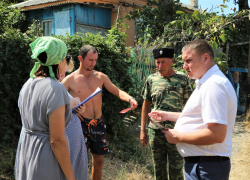 В сельских округах Анапы проводят профилактику пожарной безопасности