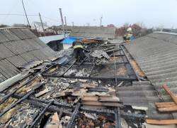 В Цибанобалке под Анапой горел жилой дом