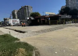 В Анапе завершили ремонт на месте крупного разрытия на улице Ленина