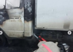 В Рассвете загорелась "Газель", а в Анапе водитель помчался по встречке