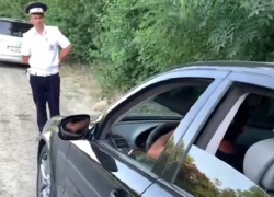 Полицейские устроили погоню за нарушителем правил тонировки в Анапе