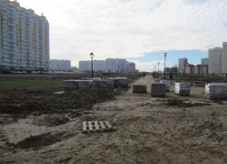 Работа кипит: в Анапе продолжается строительство Императорского парка