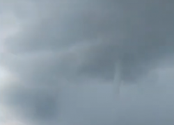 В Анапе был замечен мощный смерч