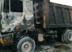 Новогодний большой бада-бум: рядом с Анапой сгорело сразу пять автомобилей
