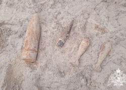 Две мины и два снаряда времён Великой Отечественной войны нашли в Витязево под Анапой