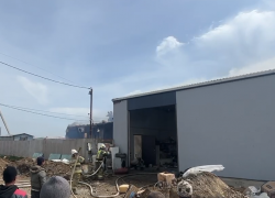 В Цибанобалке горит дом