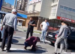 Жесткое ДТП на Анапском шоссе: сбит мужчина