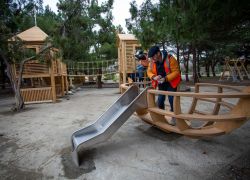 Ореховую рощу в Анапе продолжают приводить в порядок