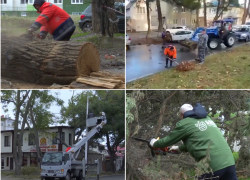 Несмотря на шторм: анапские коммунальные службы оперативно справились с задачей 