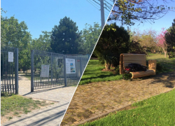 Демо-версия с открытием забора: за одну ночь парк «Ореховая роща» в Анапе превратился в общественную ночлежку 