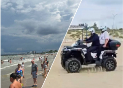 Эхо гибели людей на воде в Анапе: полиция патрулирует пляжи на квадроциклах