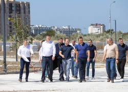 Строящийся Крещенский парк в Анапе показали Совету Черноморского экономического округа