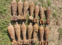 В поселке недалеко от Анапы трактор откопал 40 снарядов времен ВОВ