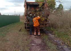 С территории кладбища в Витязево под Анапой убрали незаконную свалку